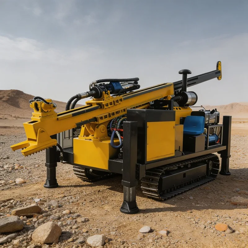 Open Pit Mine Geological Exploration Crawler Mounted Hydraulic Core Drill Rig for Core Recovery Customized