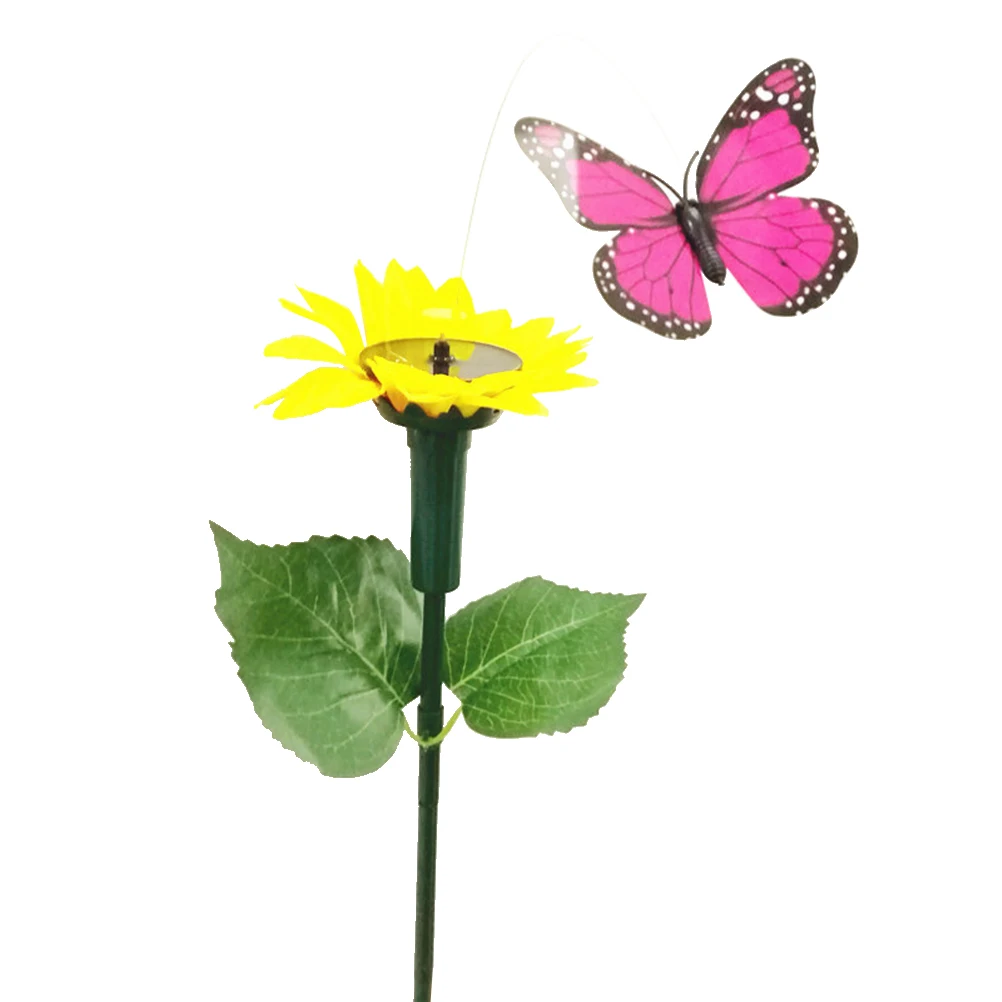 

Artificial Butterfly Solar LED Sunflower Lights Landscape Lighting Flowers Garden Decoration Gifts Outdoor Lighting