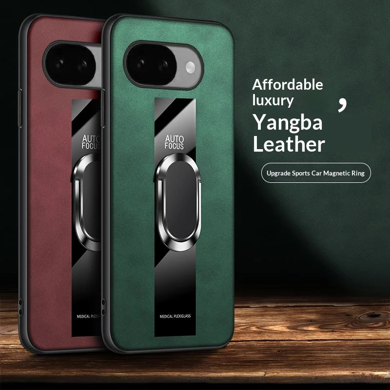 Für Google Pixel 10A 10 Pro XL Fall Luxus Porsche Leder Halterung Abdeckung für Google Pixel 9A 9 Pro XL stoßfest Stoßstange Funda