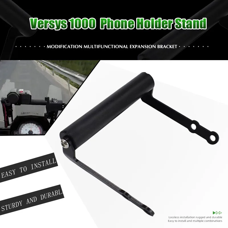 

22MM For Versys 1000 VERSYS1000 2015-2018 Motorcycle Phone Holder Stand GPS Navigation Plate Bracket Cover