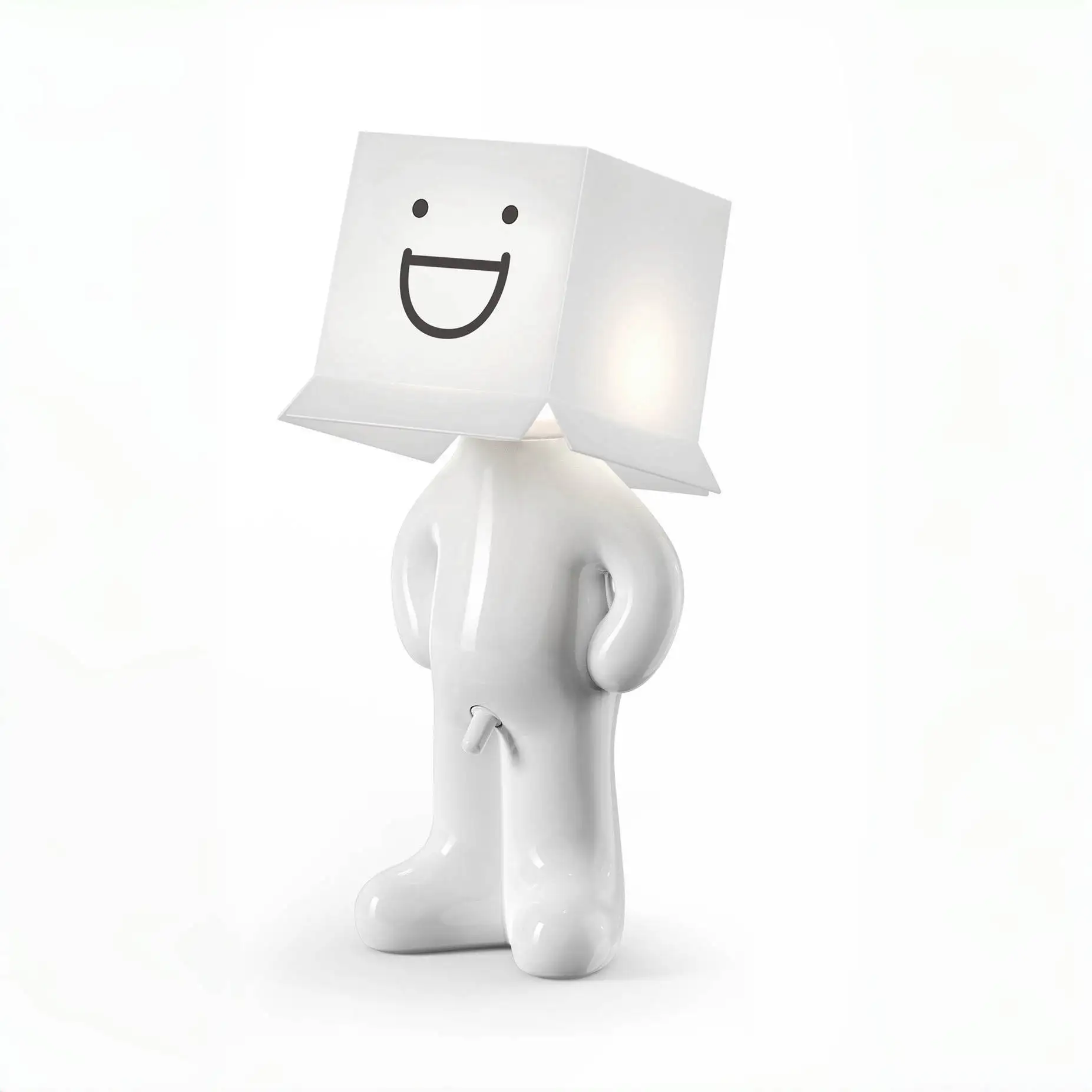 Decoración de dormitorio, mesa de luz Led, lámpara de escritorio, enchufe USB, expresión, niño con interruptor de pene, luz nocturna, luz de ambiente