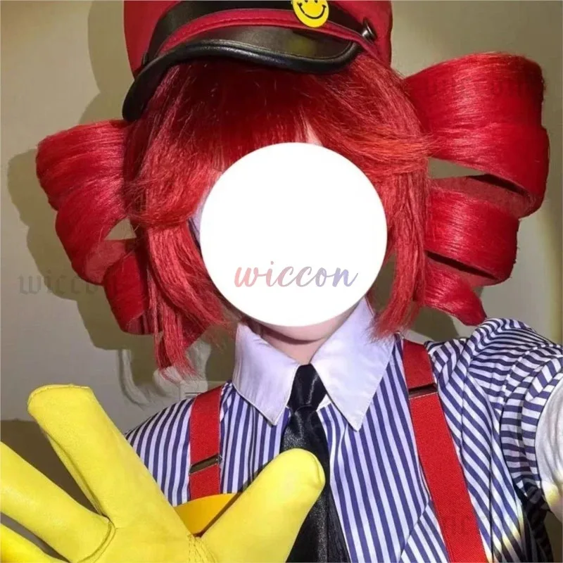 DY20Kasane Teto-Disfraces de Cosplay para mujer, peluca de cola de caballo roja bonita, pelo de Anime resistente al calor, peluca en forma de Teto, pelo largo y rizado 25