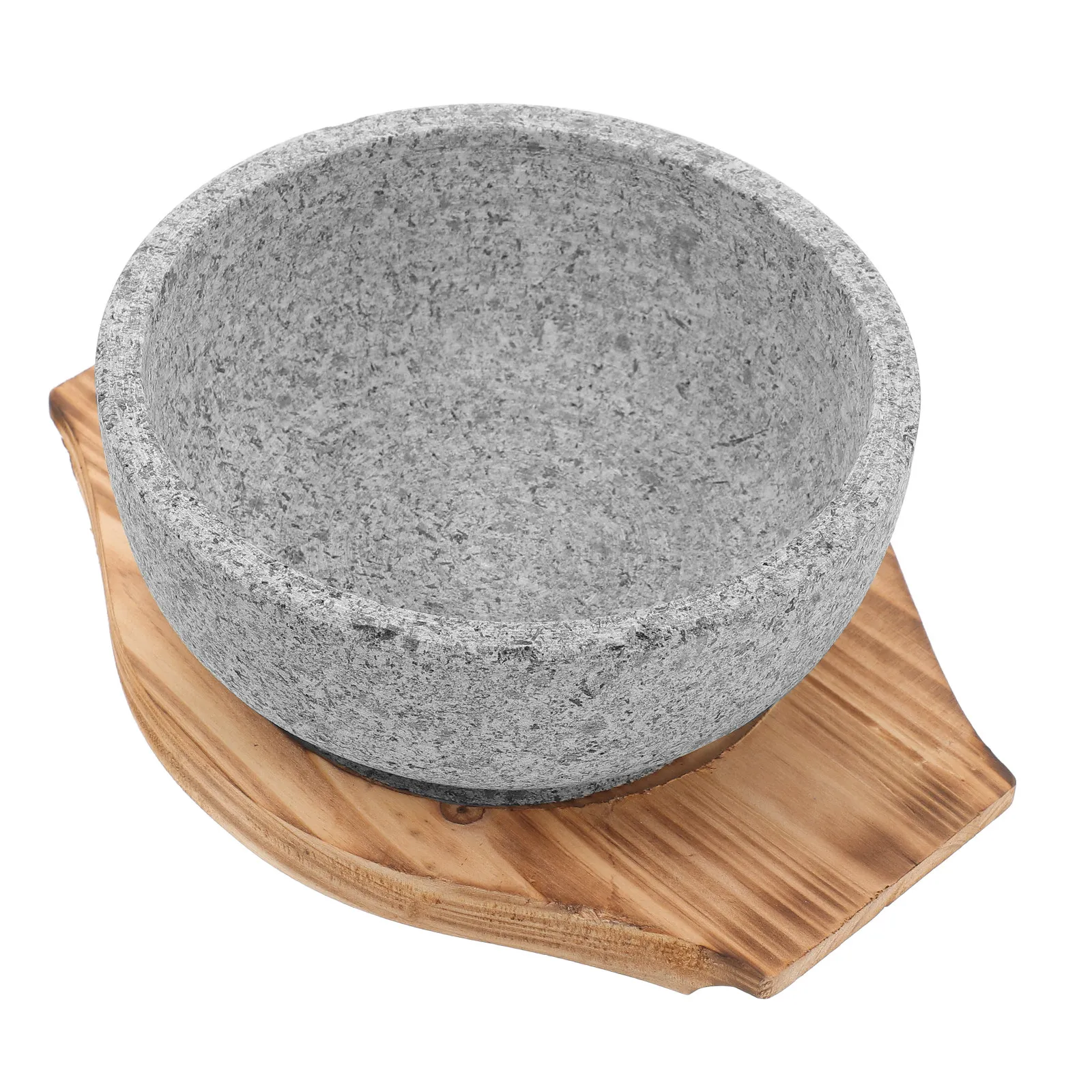 1 Juego de cuencos redondos de piedra coreanos Bibimbap, cuencos reutilizables que retienen el calor para servir en la cocina, para sopa, fideos, arroz, cocina coreana