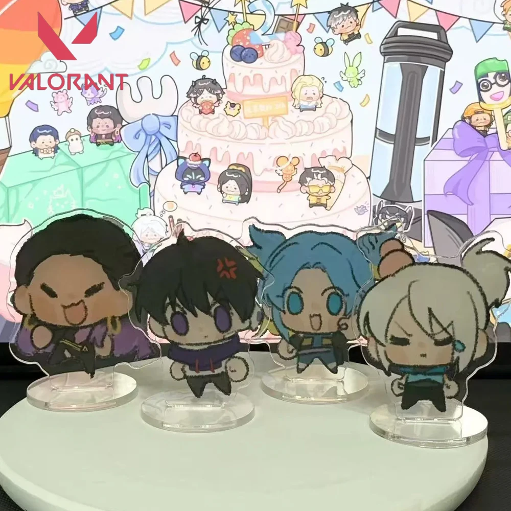 

Игра VALORANT Iso Clove Gekko Neon косплей акриловая стоячая тарелка фигурка настольная декоративная подставка милая мультяшная коллекция реквизит
