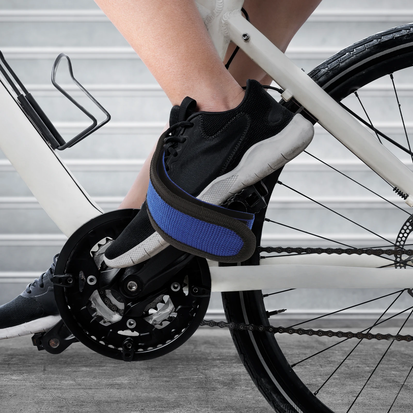 

2Pcs Adjustable Nylon Bike Pedal Straps Sports Toe Straps for Stationary Exercise Bike Accessories Comfort Fit