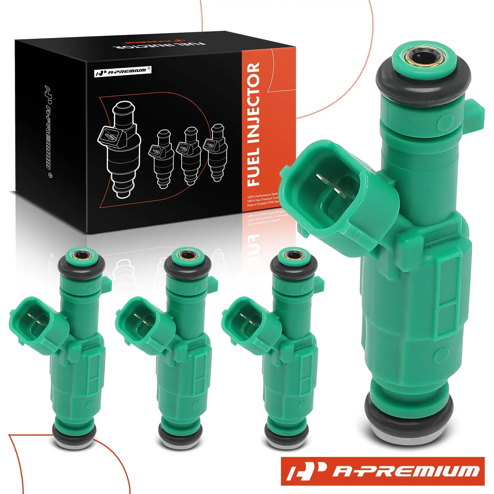 A-Premium 4Pcs Fuel Injectors for Hyundai Sonata 2006-2007 Kia Optima 2006-2008 Rondo 2007-2009