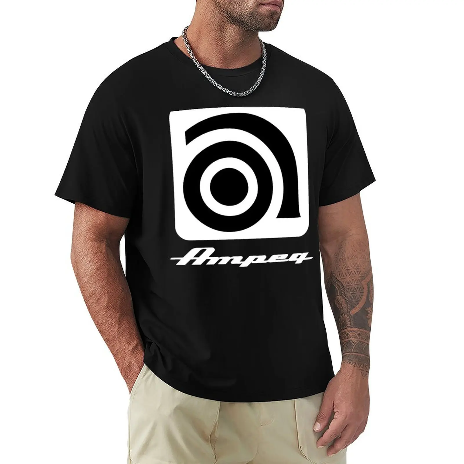 Camiseta ampeg informal que combina con todo, camiseta de manga corta