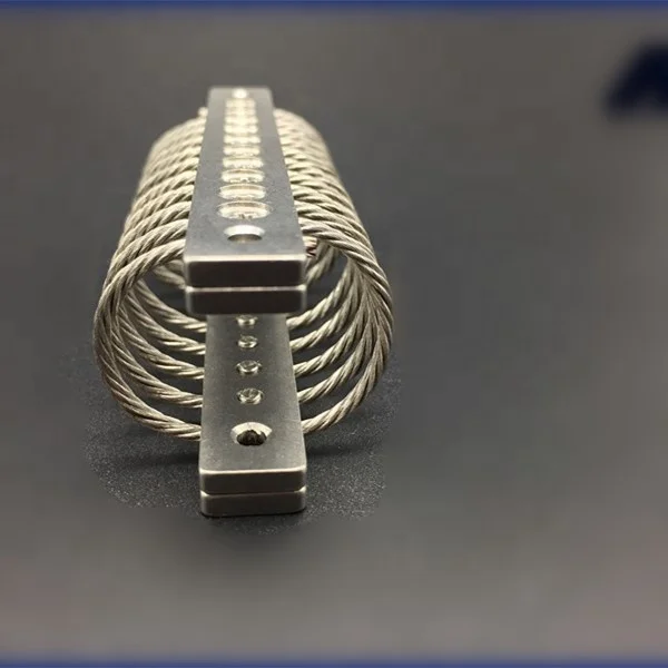 UAV 카메라 드론 내장형 전자 캐비닛 진동 충격 제어 JGX-0160D-2.2A 스테인레스 스틸 와이어 로프 아이솔레이터