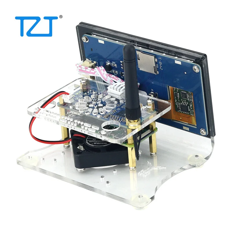 Hotspot MMDVM T11W Simplex MMDVM assemblato TZT con schermo a colori da 3,5 pollici per modem walkie-talkie digitale