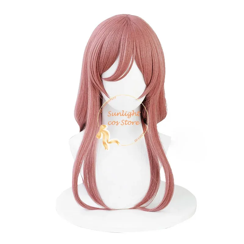 Anime COS Nakano Miku Cosplay Wig 58cm Pink Brown Wigs Resistant Synthetic Hair Miku Nakano Women Wig