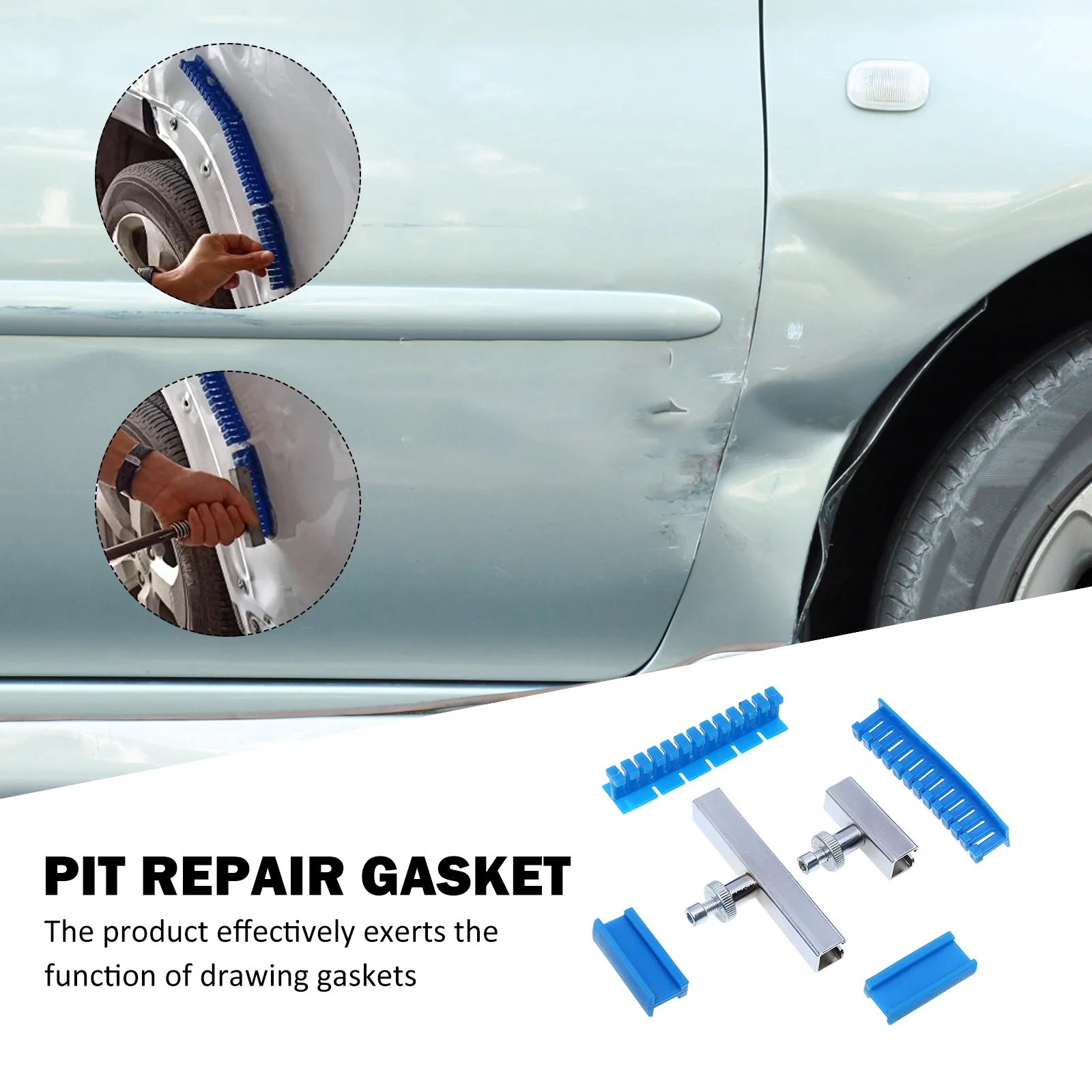 

1 Set Auto Tool Universal Pulling Tabs For Door Hail Dents Removal Non-Invasive Sheet Metal Repair Kit Easy