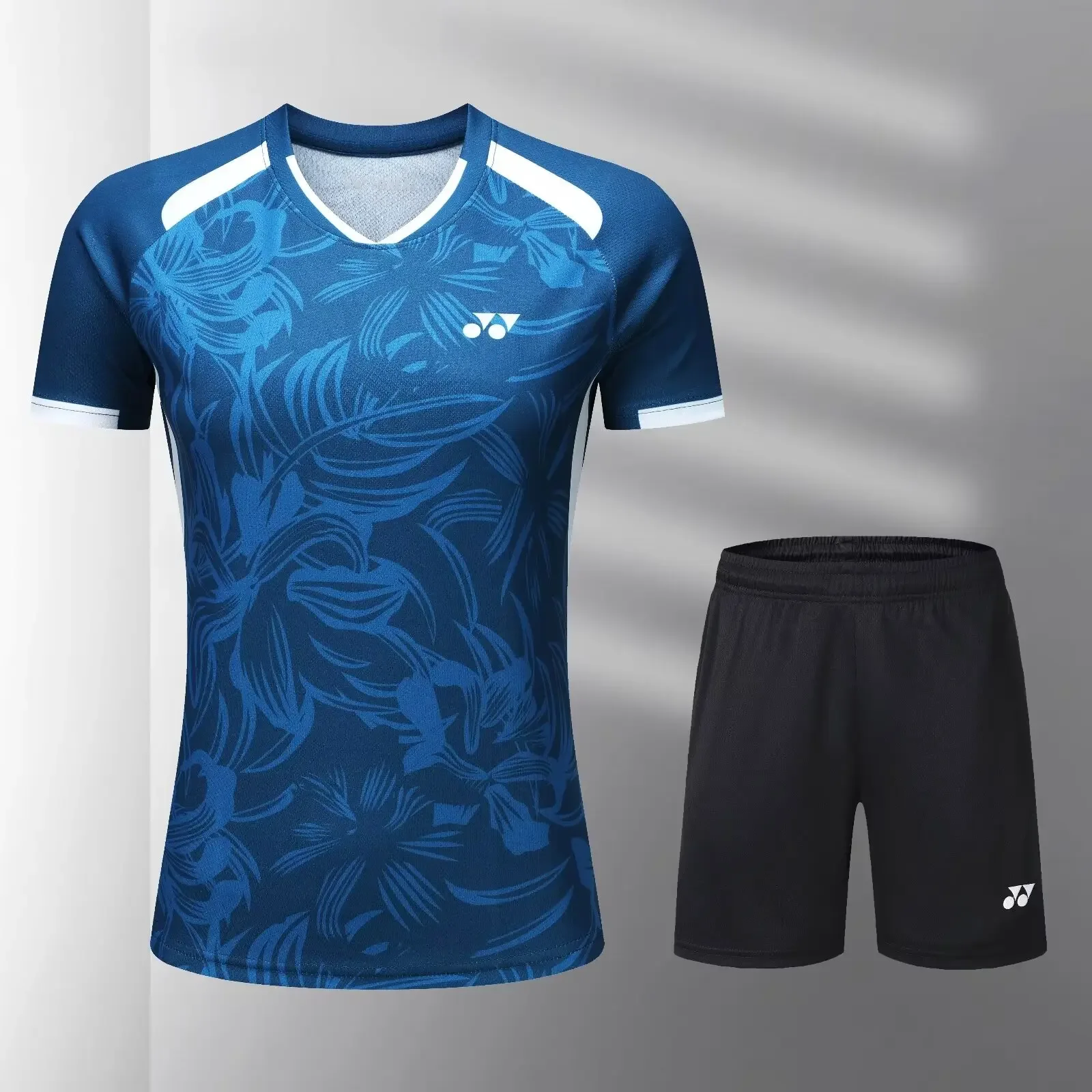 Camiseta de bádminton para hombre y mujer, camiseta de competición para parejas, deportes de secado rápido, entrenamiento de tenis de mesa de manga corta, novedad de 2024