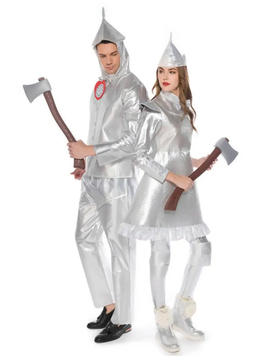 ชุดคอสเพลย์วันฮาโลวีน ชุดแฟนซีคู่รักนางฟ้าป่า ไอรอนแมน สำหรับการแสดงบนเวที ทำจากผ้าโพลีเอสเตอร์