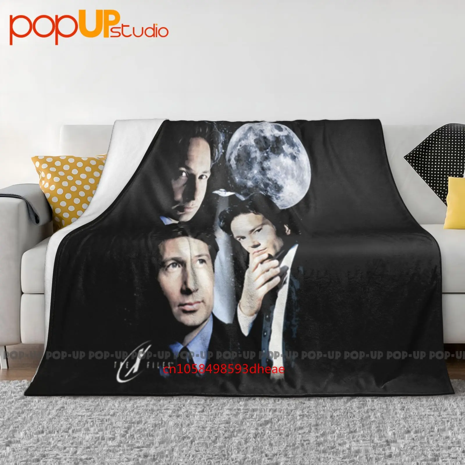 Mulder Moon Black, Fox Mulder X-Files, The X File Ultra-Soft Blanket Quilt Winter Sofa Cover Bed Covers