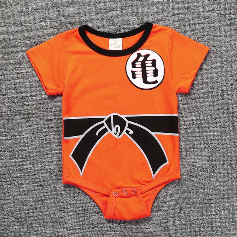 Dragon Ball Z Goku Newborn Baby Pajamas Toddler Costume Baby Romper Pure Cotton Baby Onesie Boys Unisex Clothes Kids Jumpsuit