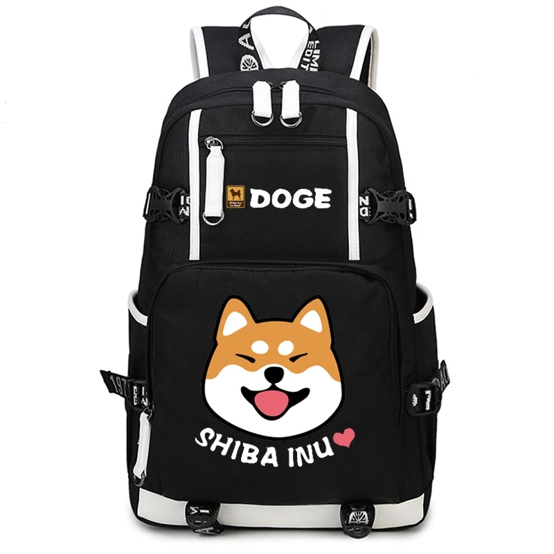 

Hot Doge Dog Shiba Inu Laptop Backpack Cosplay Cartoon School Bags College Students Bag Bookbag Travel Bags