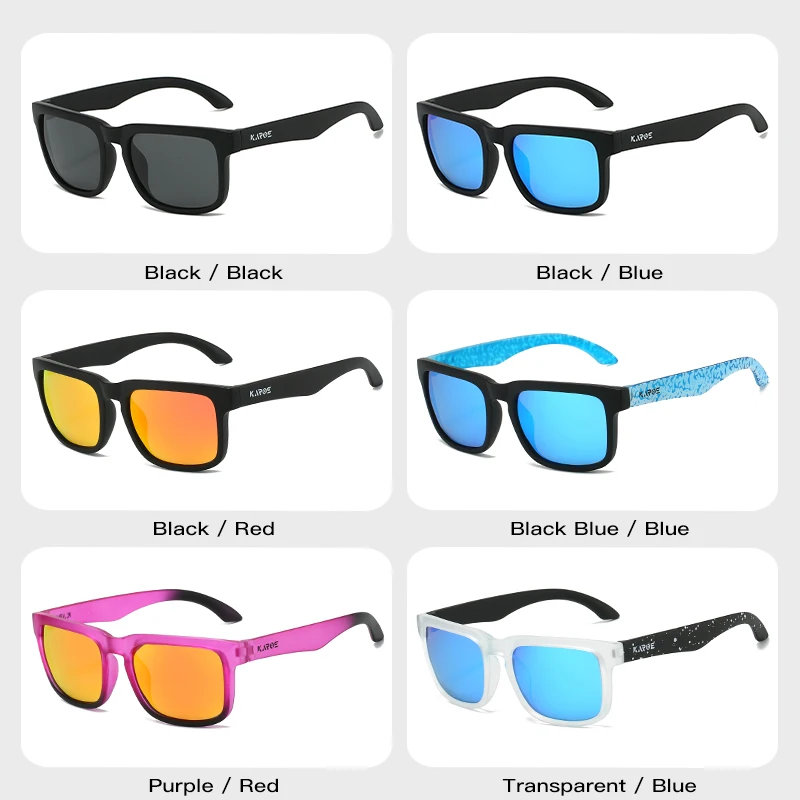 KAROS gafas de sol polarizadas hombres mujeres moda cuadrado gafas de sol de conducción protección UV deportes al aire libre gafas de pesca YZ2019