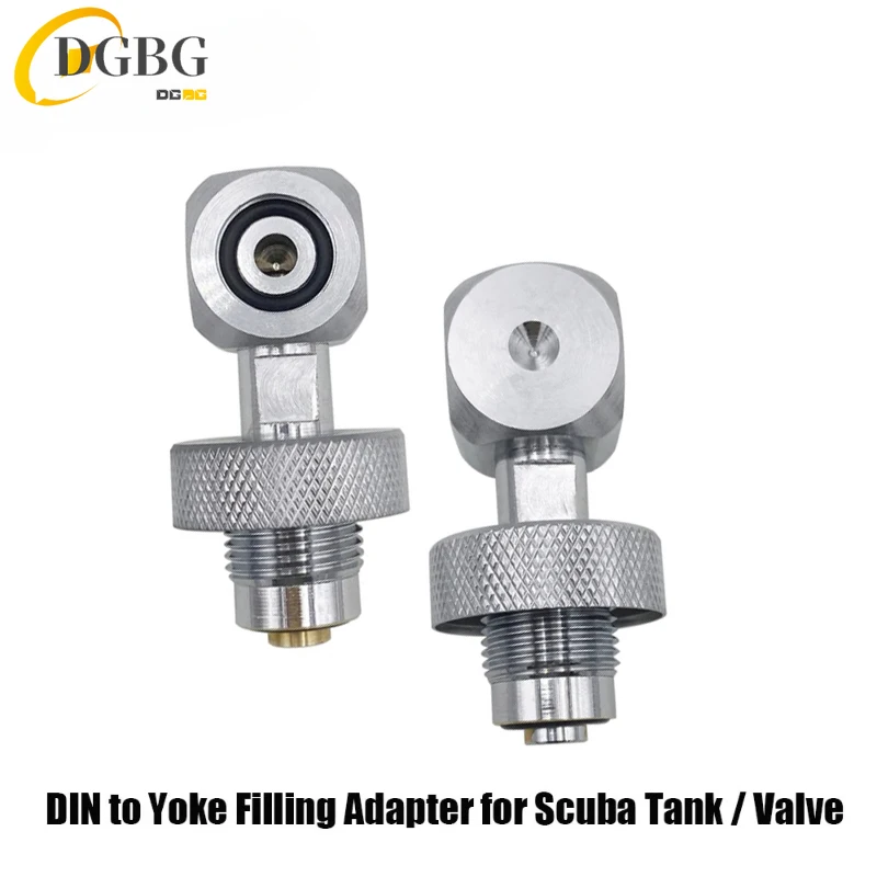 Yoke Filling Adapter Valve To DIN Scuba Tank 1PCS