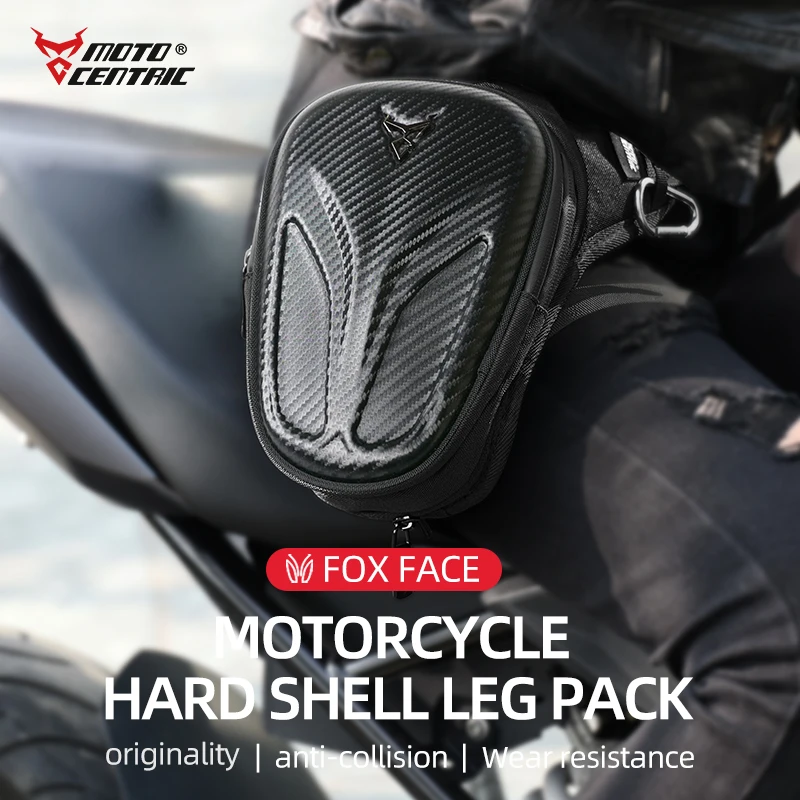 

Waterproof Motorcycle Riding Bag - Chest Waist Drop Leg Pack for Motorbike Outdoor Sports Travel Hard Shell Hip Belt Backpack