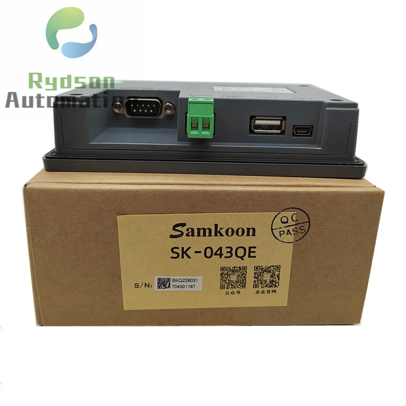 Imagem -03 - Samkoon 4.3 Polegada Dc24v Tela Sensível ao Toque Hmi Memória 128m Flash 128m Ddr3 Cpu Córtex a8 600mhz Com: Rs232 422 485 Sk043qe Sk-043qt