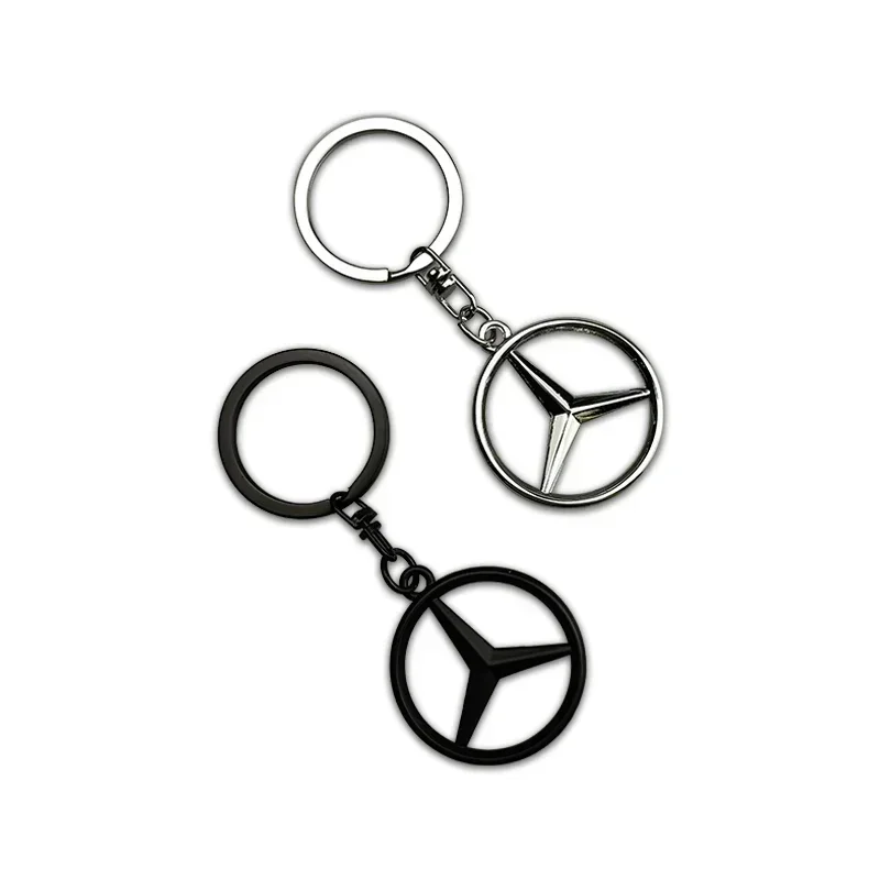 Metal Car Keychain Key Ring Key Holder Key Accessories for Mercedes Benz W210 W211 W124 W176 W203 W204 W212 W205 CLA CLK GLA GLC