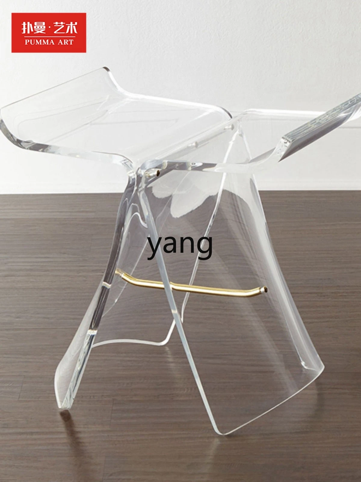 CX modern designer creative home living room personality simple acrylic transparent crystal corner table image 2