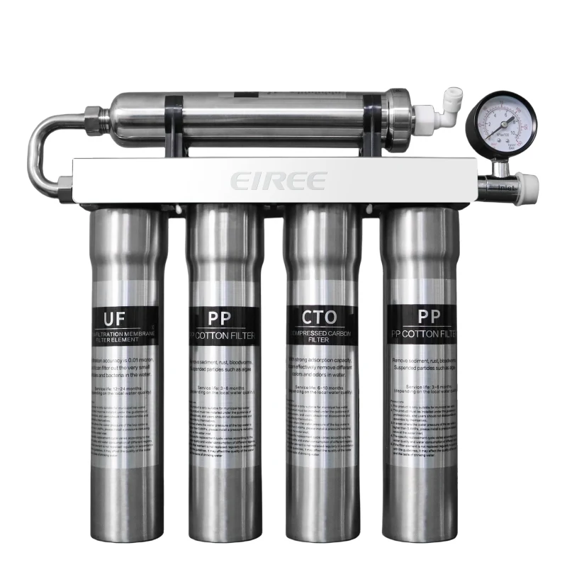 

Stainless Steel Ultrafiltration Water Filter 5 Stage Under Sink Purifier for Home & RV
