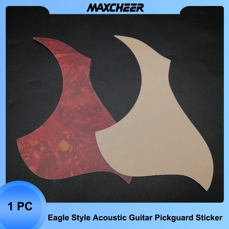 Eagle Style Pickguard Acoustic Guitar Pickguard Sticker Transparent and Turtle Shell Color