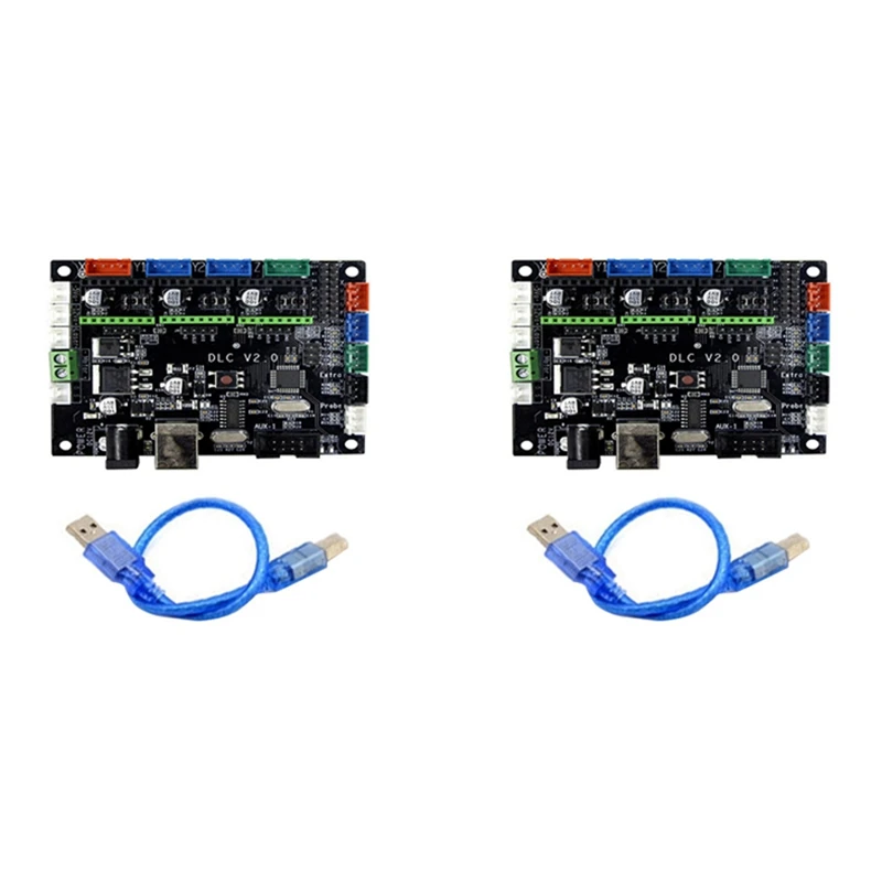 

2X для основной платы управления MKS DLC, панель управления ЧПУ, гравировка GRBL, ЧПУ щит, совместимая материнская плата MEGA328P