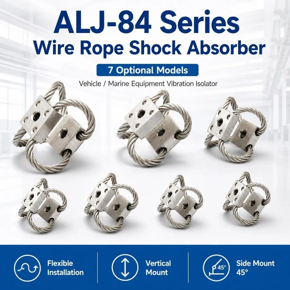 Stainless Steel Wire Rope Shock Absorber Shock Isolation ALJ Series Wire Rope Vibration Isolator Shock Absorber Damper