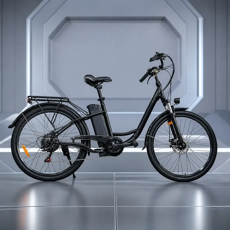 26 Inch Electric Bicycle Adult High Speed Urban Retro E Bike with Pedal Long Distance Commuting Power Assist Cycling