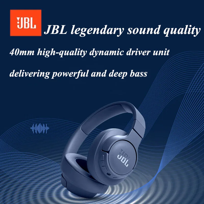 JBL TUNE 720BT Over-ear Wireless Headphones Bluetooth 5.3 Active Noise Cancellation 76-hour Battery Life for Sports Game Music