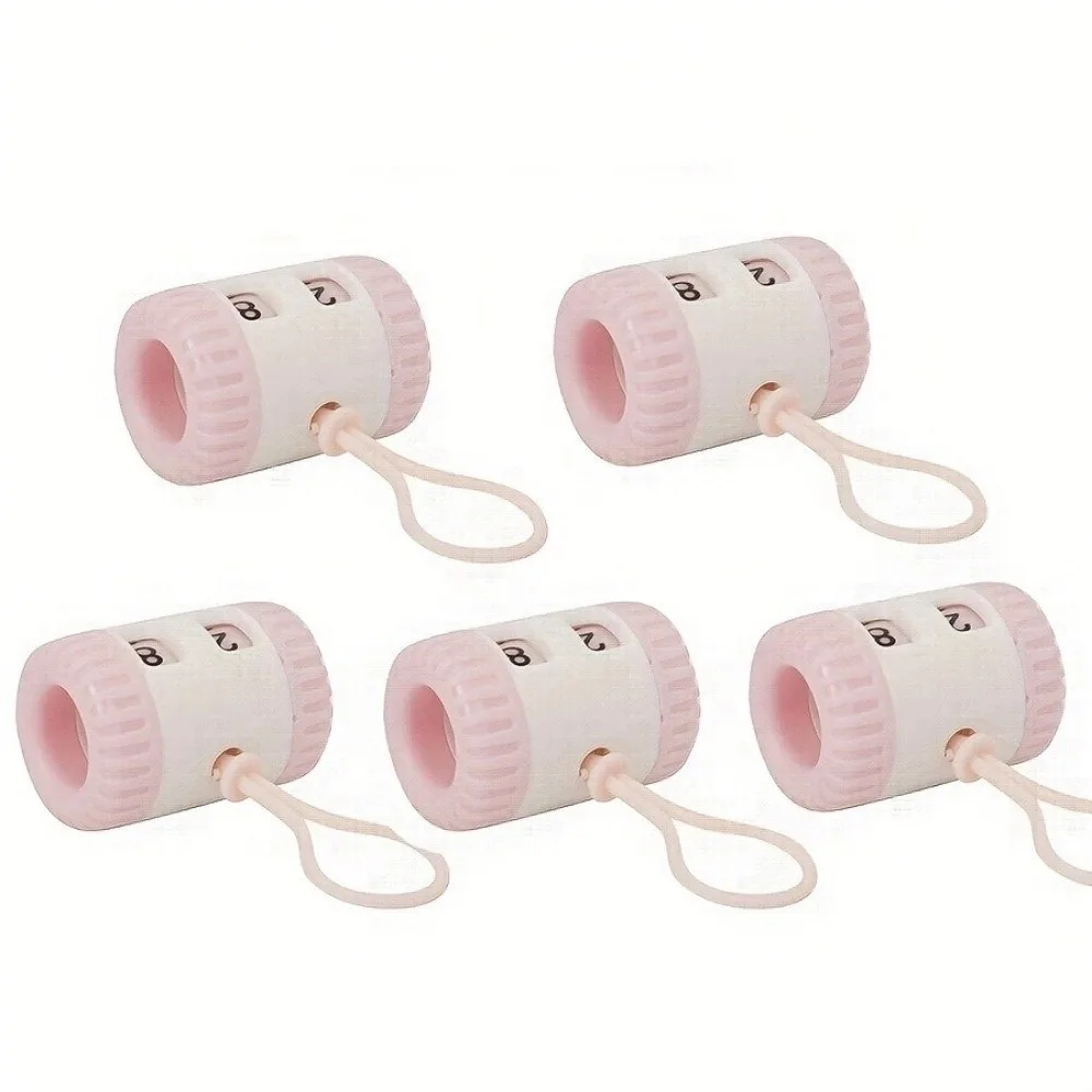 Portable Handheld Knitting Row Counter Mini Plastic Tally Counter Crochet Manual Tally Row Crochet Sewing Tools