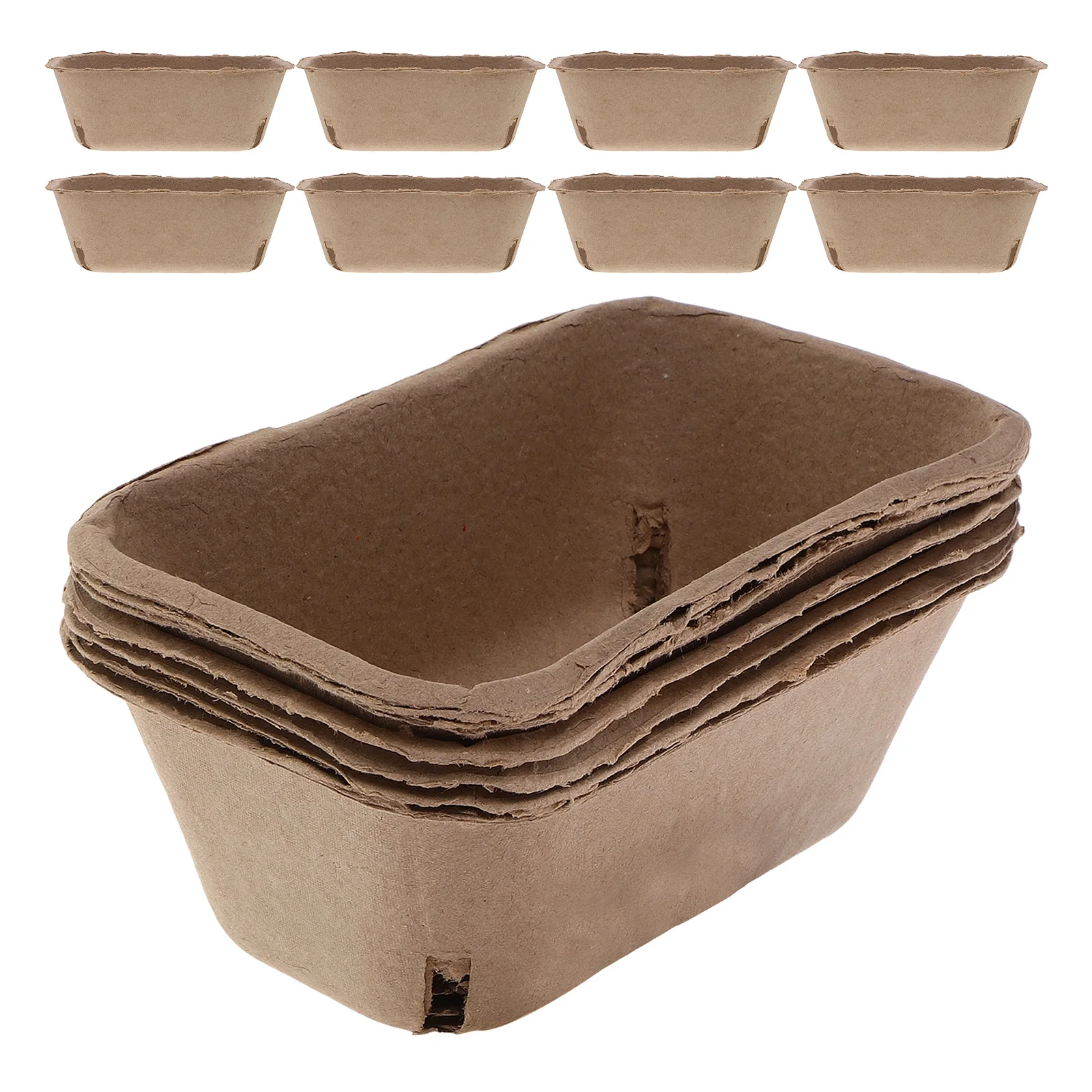 

20pcs Portable Fruit Basket Box Kitchen Storage Sturdy Corrugated Paper Berry Container Household Strawberry Holder