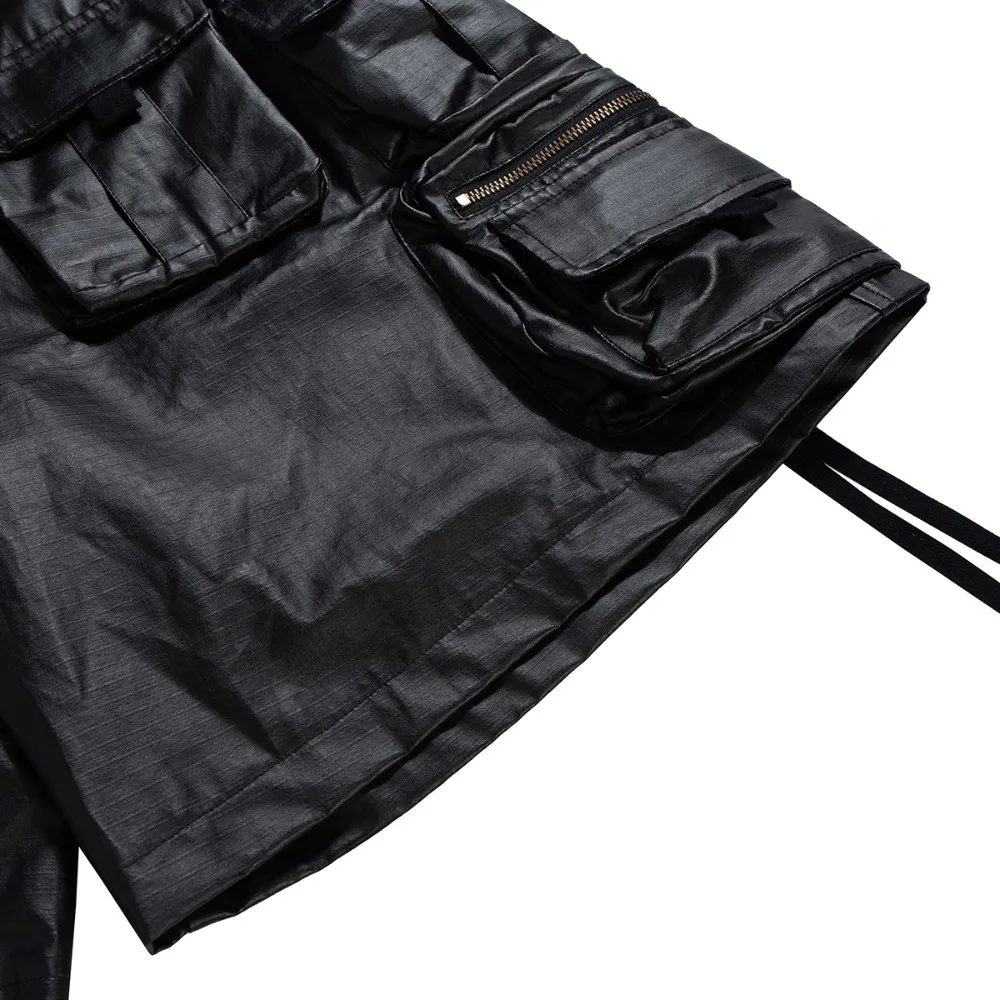 Dark RO Summer High Street Shorts Men's Functional Style Three-dimensional Pocket Tactical Workwear Shorts Five Quarter Pants