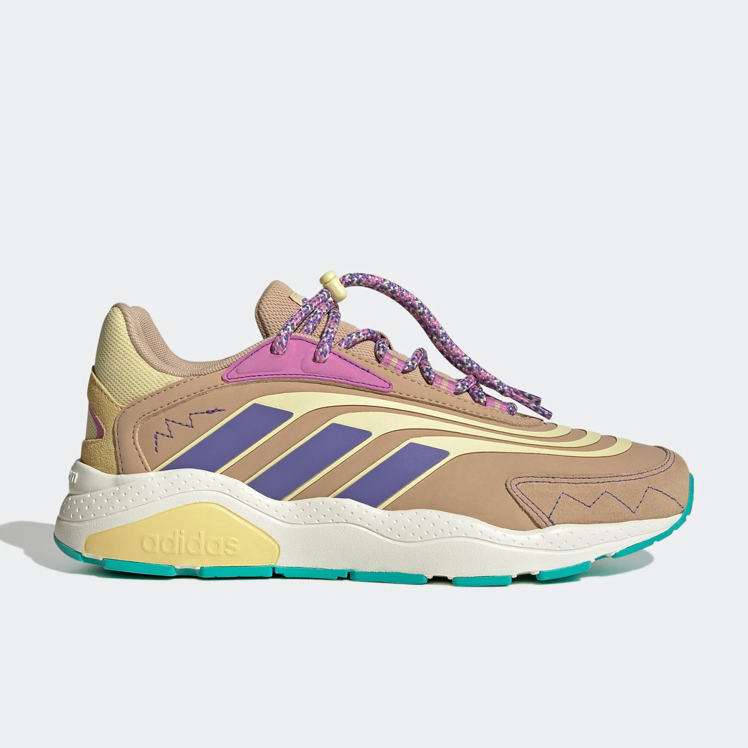 

Официальные спортивные женские модные противоскользящие кроссовки Adidas в стиле ретро HP9820