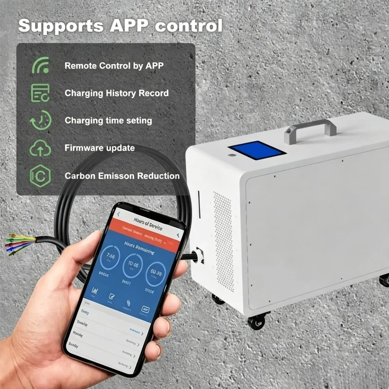 

Customized 20kW DC Fast Portable EV Charger CCS Single Gun Mobile Electric Vehicle Charging Station