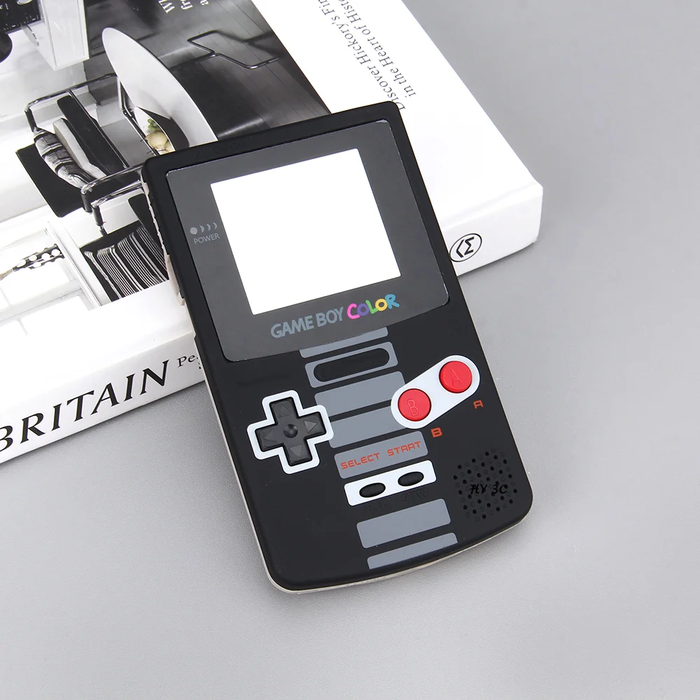 طبعة محدودة قذيفة الإسكان الكامل لوحدة التحكم لعبة GBC ، استبدال الأزرار ، طقم علبة اللون