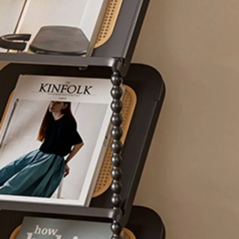 Display Shelf Magazine Racks Standing Shelf Living Room Storage Magazine Racks Modern Plastic Furniture Стенд Для Журнала MHSNJ