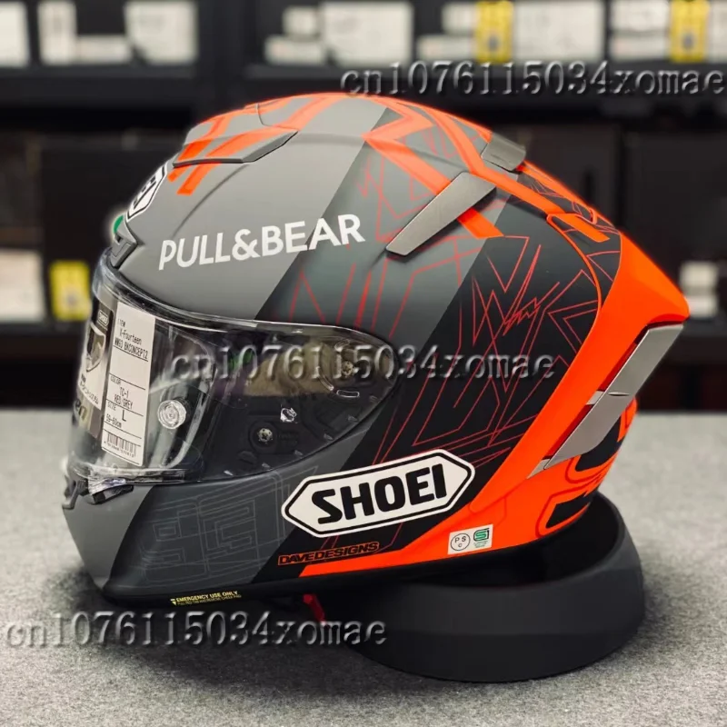 

SHOEI X-14 Helmet Grey Red Ant X-Fourteen X-Spirit III Full Face Helmet Sports Bike Racing Motorcycle Helmet