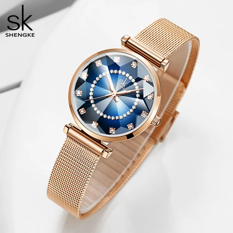 Shengke Fashion Watches For Women Ladies Luxury Brand Woman Quartz Wristwatches Female china Watch Reloj Mujer Dropshipping