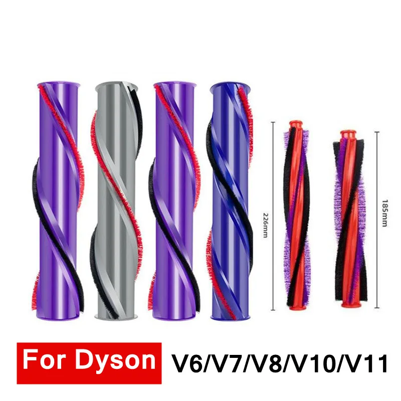 Carbon Fiber Roller Brush Rolling Replacement Brushroll Head Bar Tools Accessories For Dyson Vacuum Cleaner V6/V7/V8/V10/ V11