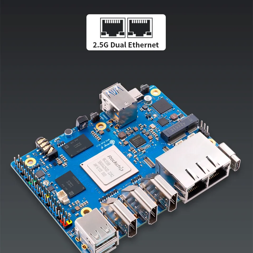 New! Orange Pi 5 Plus 32GB RAM Single Board Computer RK3588 PCIE Module External WiFi-BT SSD M2.0 Orange Pi5 Plus Development Bo