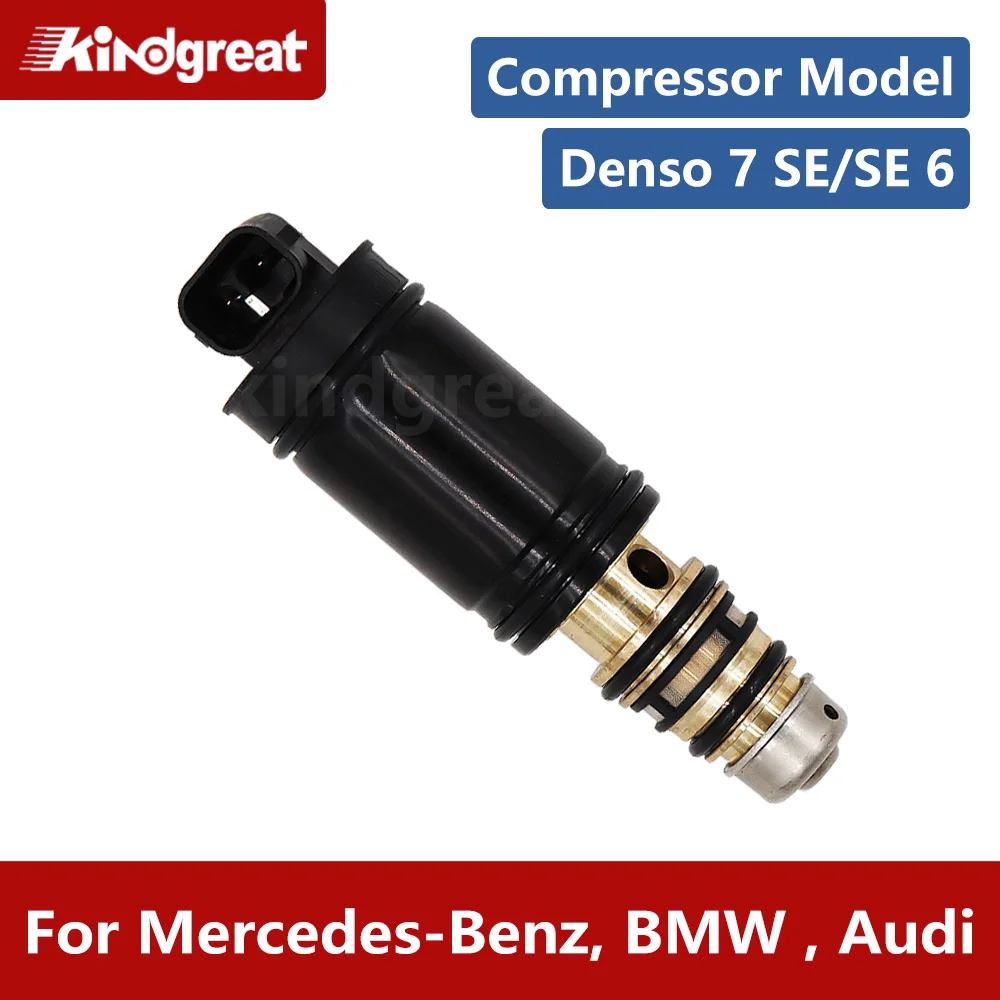 AC Eletronic Control Valve Fits For Mercedes-Benz, BMW , Audi Denso 7 SE/SE 6 Compressor