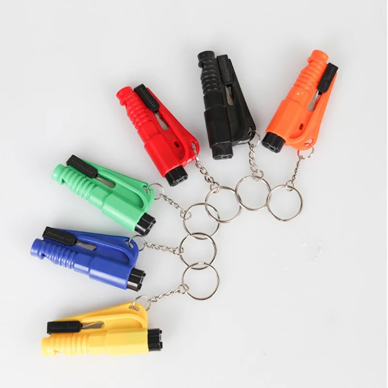 1pc Random color Car Mini Safety Window Breaker Rescue Kit Life Saving Seat Belt Cutter Window Breaker Glass Emergency Rescue Kit，Valentine's Da