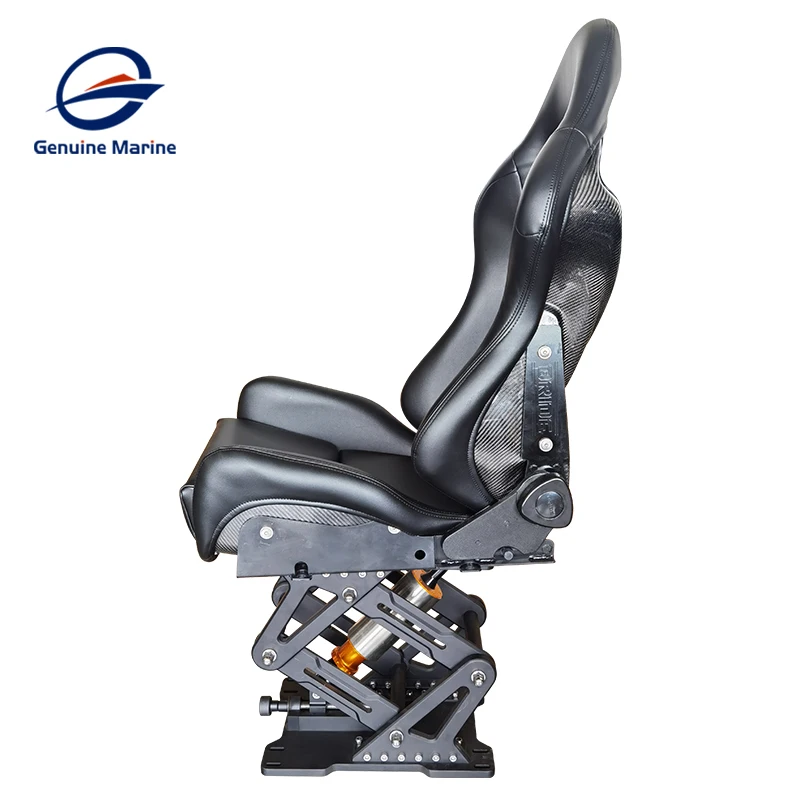 Luxury Boat Suspension Seat Comfortable Deluxe Passenger Shock Mitigation Seat Pedestal for Yacht