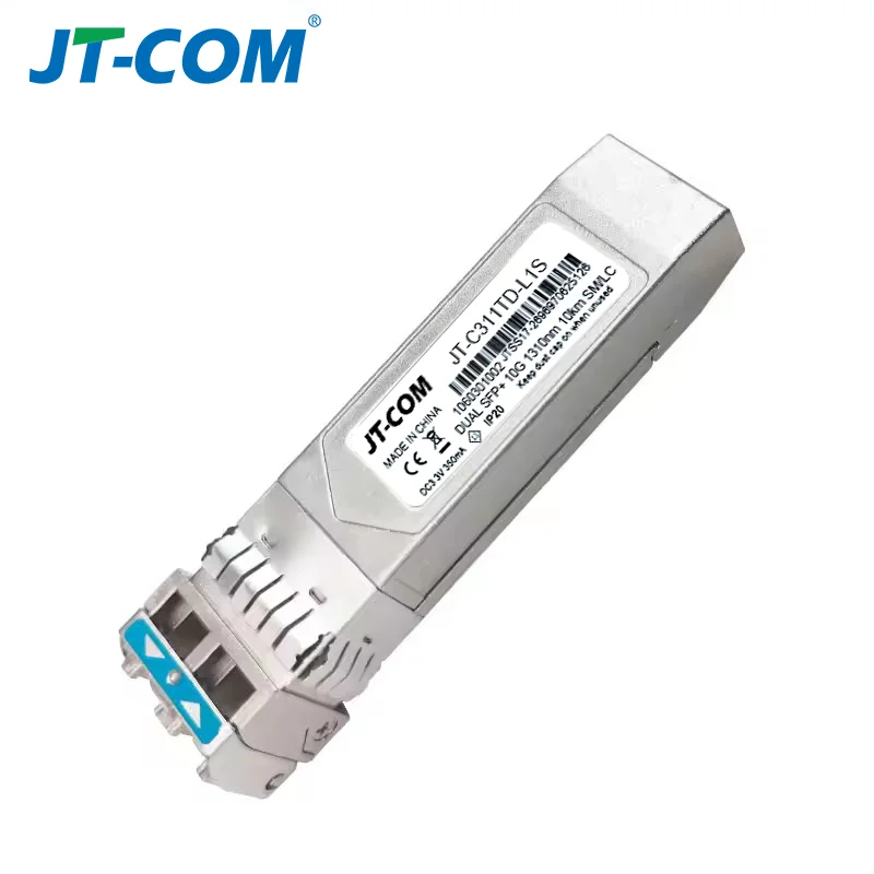 10G SFP+ Duplex LC SFP Module Single Mode 2~80km Optical Fiber Module 1310nm with Cisco/Mikrotik/Huawei Switch Full Compatible