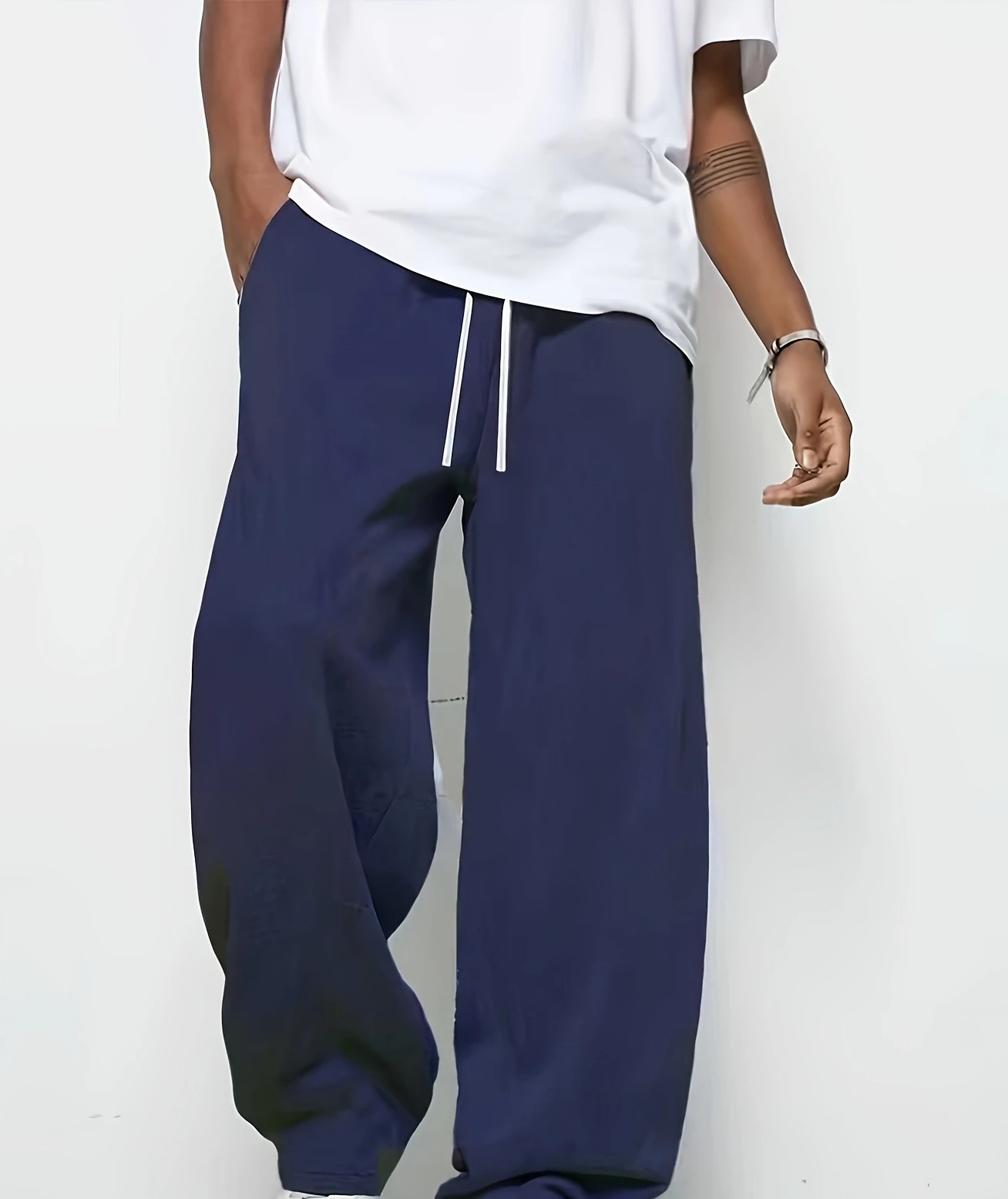 2026 Trendige Herren-Freizeithose mit verstellbarem Kordelzug und dreidimensionalem, personalisiertem geradem Bein