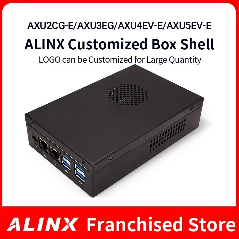 ALINX Customized Computing Box Shell for Xilinx Zynq MPSOC AXU2CG-A/AXU3EG/AXU4EV-E/AXU5EV-E Non-FPGA Board