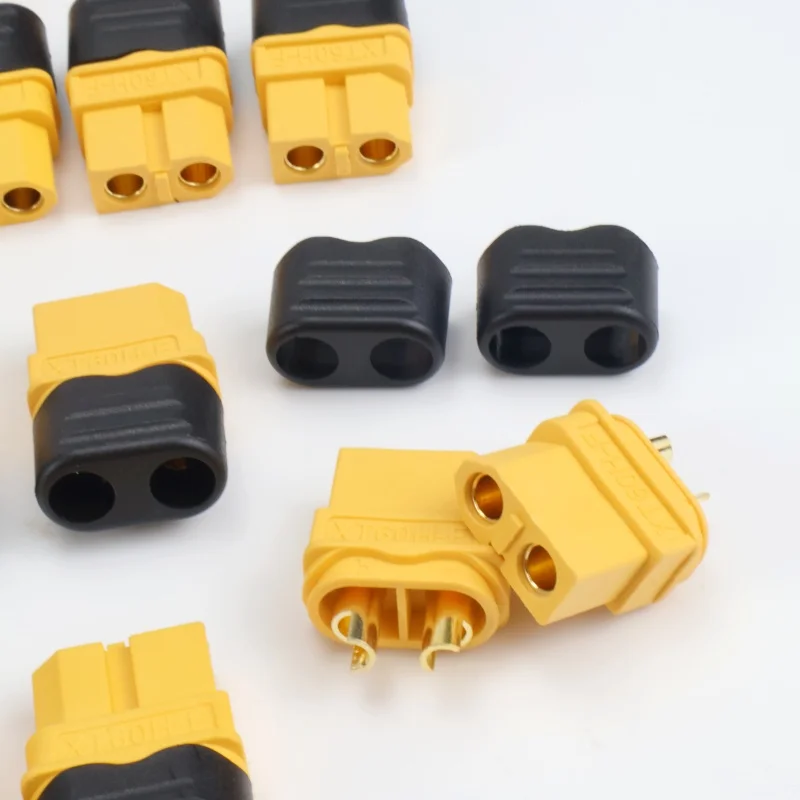 

Bullet Connectors Power Plugs with Sheath for Lipo Battery RC Planes Cars 5 Pair XT60H Male Female